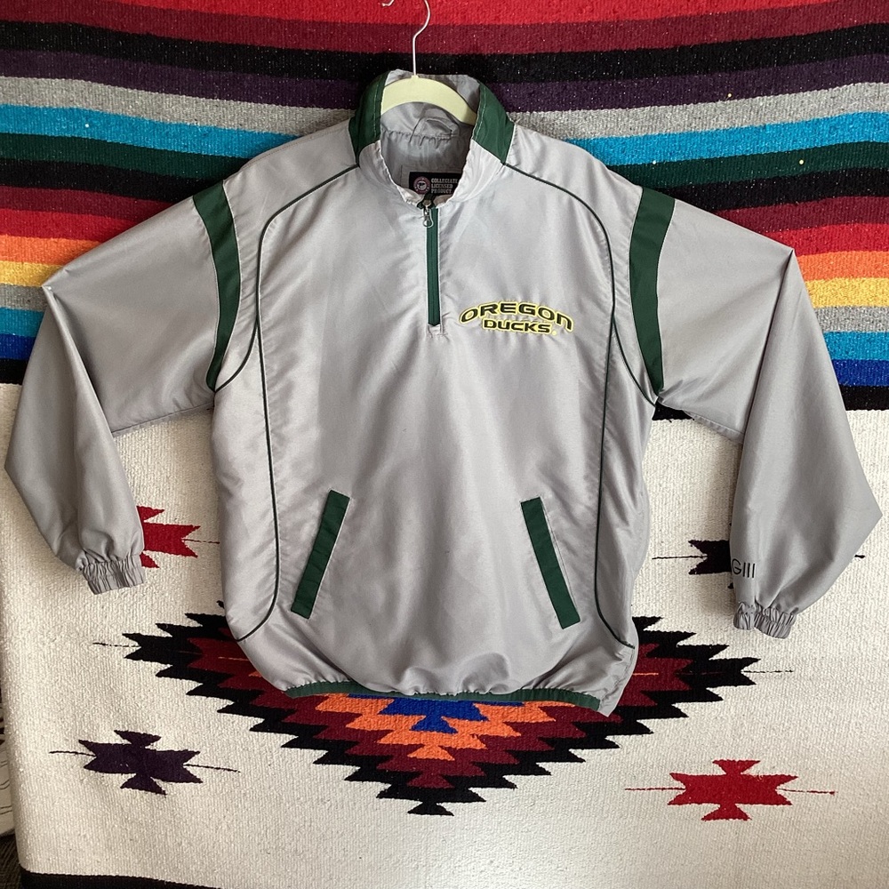 Sports by Carl banks Oregon ducks baseball pullover jacket